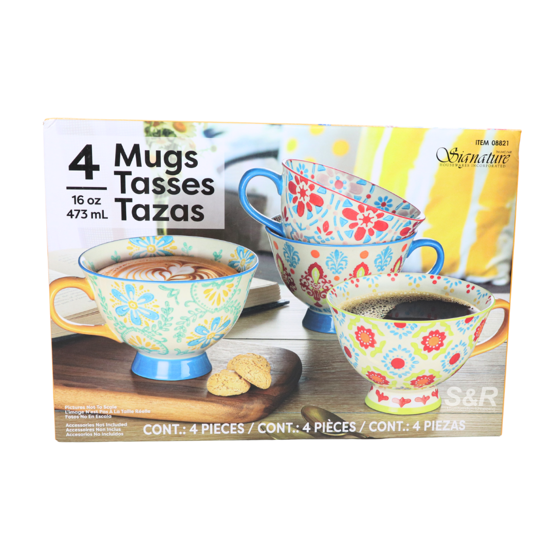 Signature 4-piece Mug Set